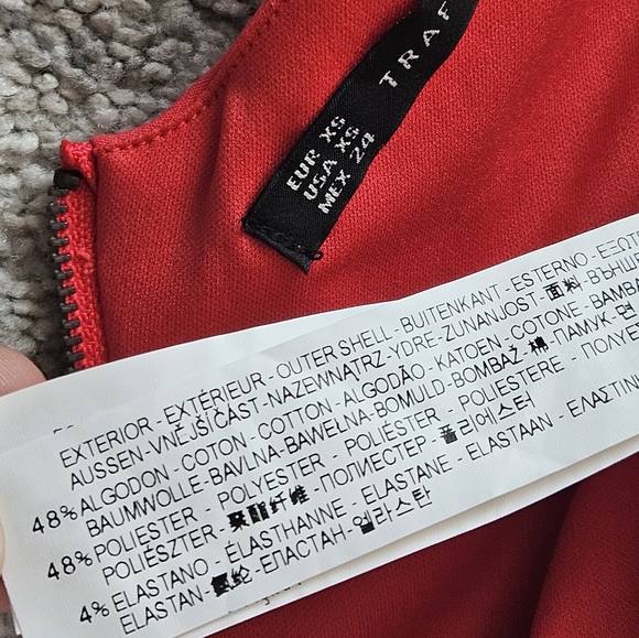 Zara NWT Red Dress - Picture 6 of 7